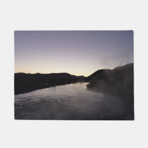 Morgennebel auf dem Jackson River bei Grand Teton Fußmatte