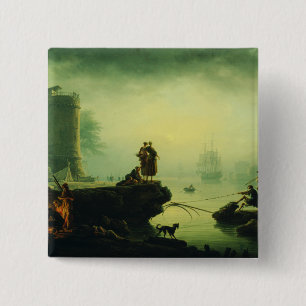 Morgennebel auf See von Joseph Vernet  Button