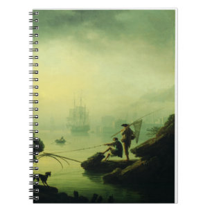 Morgennebel auf See von Joseph Vernet  Notizblock