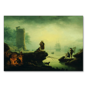 Morgennebel auf See von Joseph Vernet Tischnummer