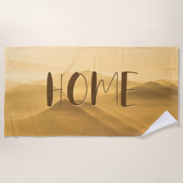 Morgennebel Goldschichten Sonnenaufgang Zuhause Zi Strandtuch