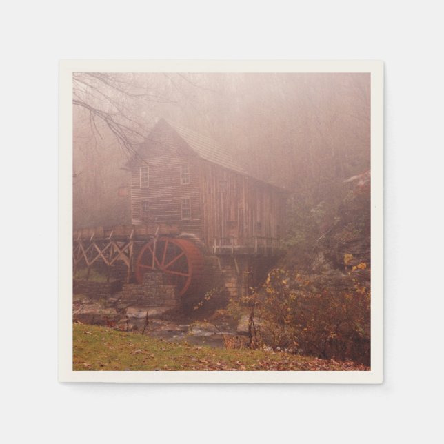 Morgennebel Serviette (Vorderseite)