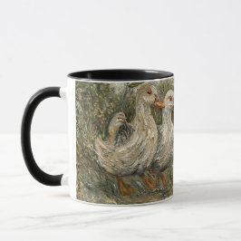 Morgenpendelverkehr Whimsical Farmhouse-Ente Regen Tasse