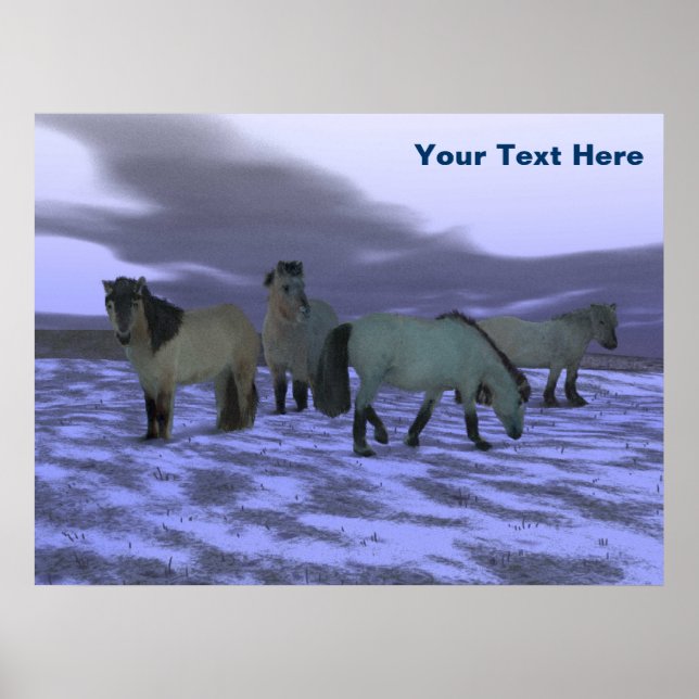 Morgenpferd - Yakutia Poster (Vorne)