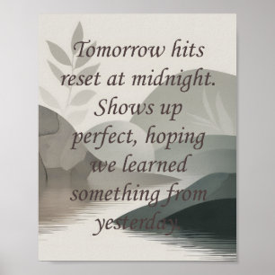 Morgenposter Poster