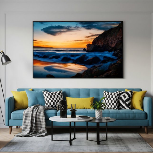 Morgenreflexe Leinwanddruck (Von Creator hochgeladen)