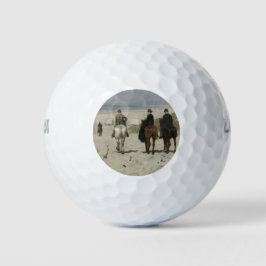 Morgenreiten am Strand (von Anton Mauve) Golfball