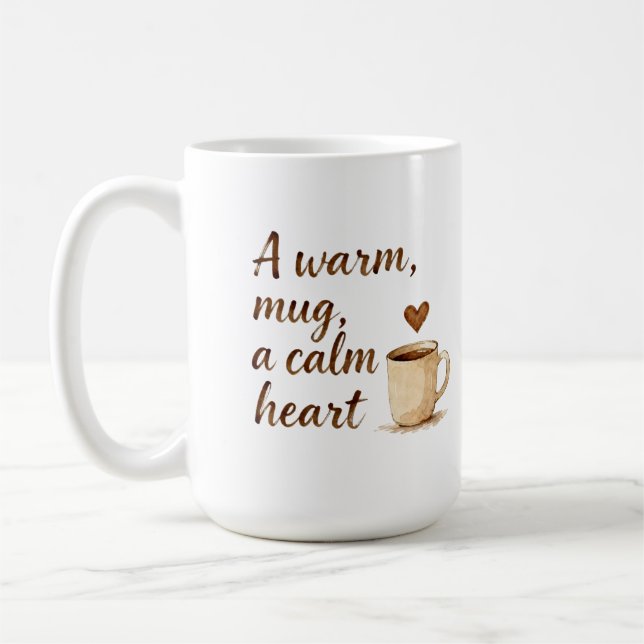 Morgenrituale & innere Ruhe Kaffeetasse (Links)