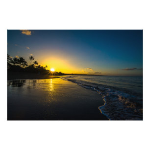 Morgenröte auf Hawaii Fotodruck