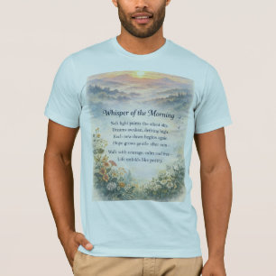 Morgenröte Landschafts-Poesie Grafik Männer T-Shirt
