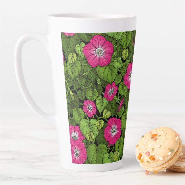 Morgenruhm in Rosa und Grün Milchtasse (Beispiel)