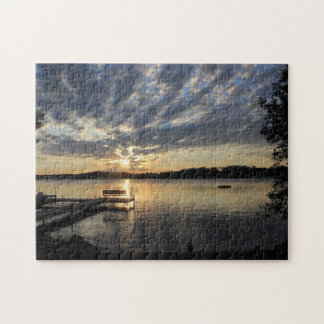 Morgens am Round Lake Puzzle