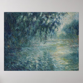 Morgens am Seine Monet Poster
