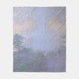 Morgens an der Seine bei Giverny von Claude Monet Fleecedecke