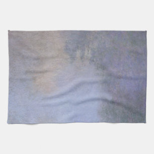 Morgens an der Seine bei Giverny von Claude Monet Geschirrtuch