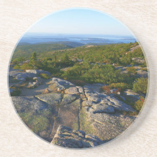Morgens auf dem Cadillac Mountain at Acadia Getränkeuntersetzer