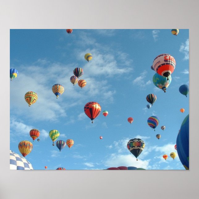 Morgens Ballon Poster (Vorne)