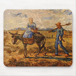 Morgens, Bauernpaar von Vincent van Gogh Mousepad