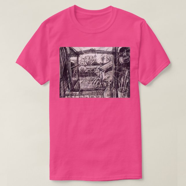 Morgens durch das Küchenfenster in Mordialloc N T-Shirt (Design vorne)