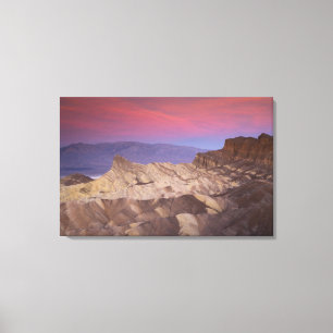 Morgens erstes Licht auf Zabriskie Point und 2 Leinwanddruck