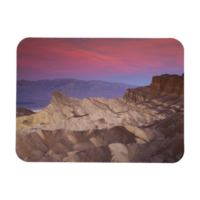 Morgens erstes Licht auf Zabriskie Point und 2 Magnet (Horizontal)
