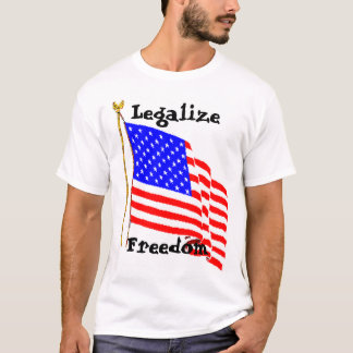 Morgens-Flagge png, legalisieren Freiheit T-Shirt