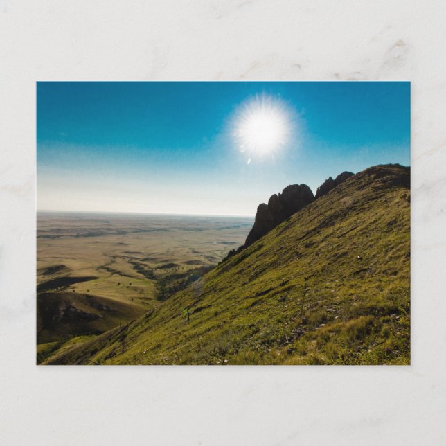 Morgens im Bear Butte Staat Park, South Dakota Postkarte (Vorderseite)