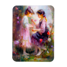 Morgens im Garten Magnet