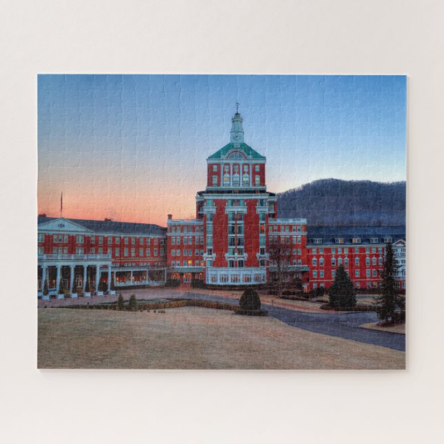 Morgens im Puzzle des Omni Homestead Resort (Horizontal)