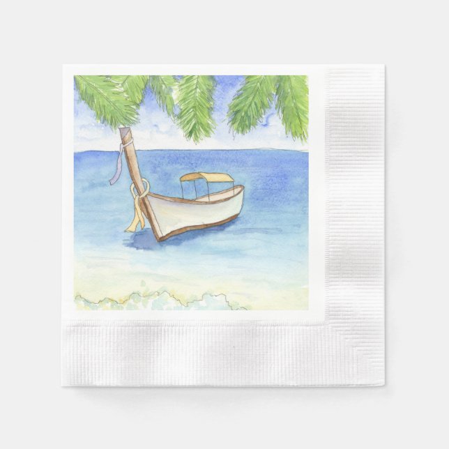 Morgens in Bali Serviette (Vorderseite)