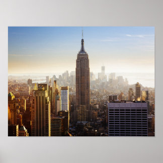 Morgens Manhattan-Skyline Poster