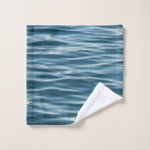 Morgens Meerwasser Waschlappen