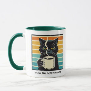 Morgens Mood Cat Kaffee Tasse