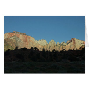 Morgens Rote Felsen im Zion Nationalpark