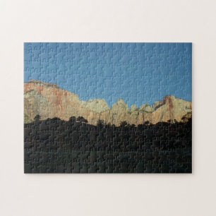Morgens Rote Felsen im Zion Nationalpark Puzzle