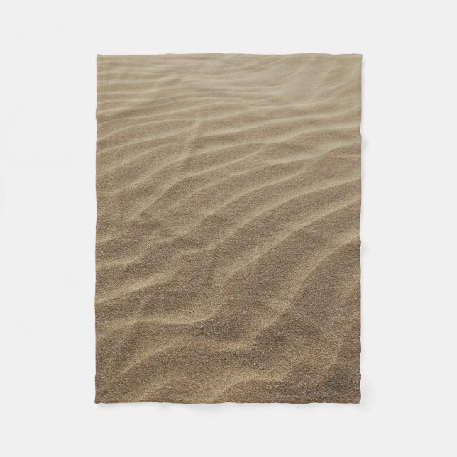 Morgens Sanddünen Fleecedecke (Vorderseite)