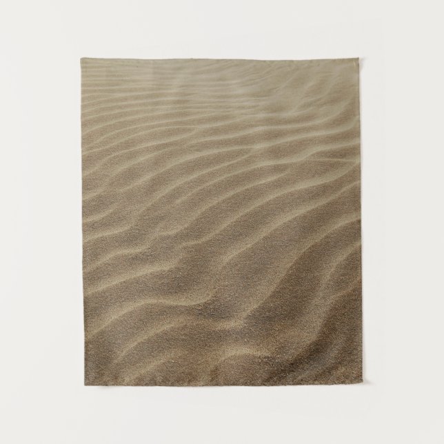 Morgens Sanddünen Wandteppich (Vorderseite)