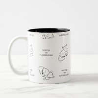 Morgens sind Im-POSSUM-ble niedliche Possum-Tasse