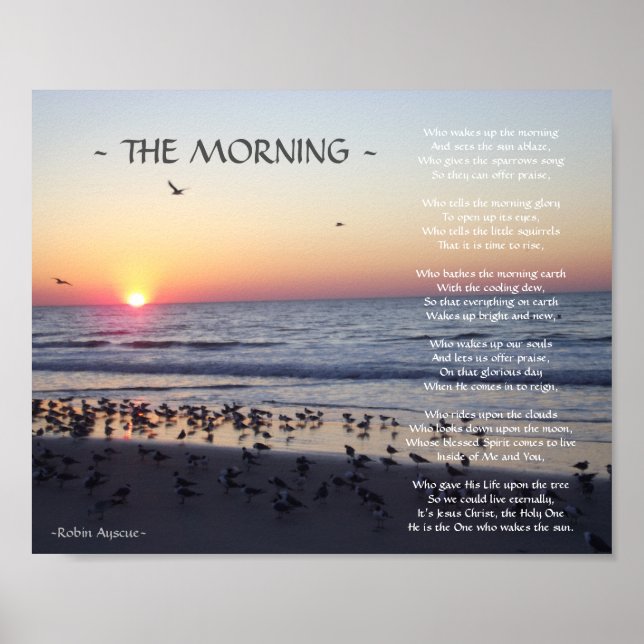 MORGENS STRANDSCHAFT POSTER (Vorne)
