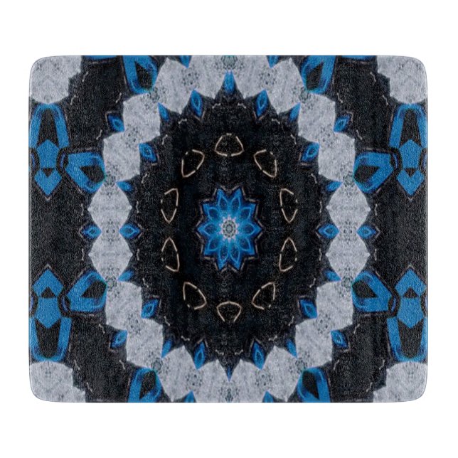 Morgens und nachts blau schneidebrett (Vorderseite)