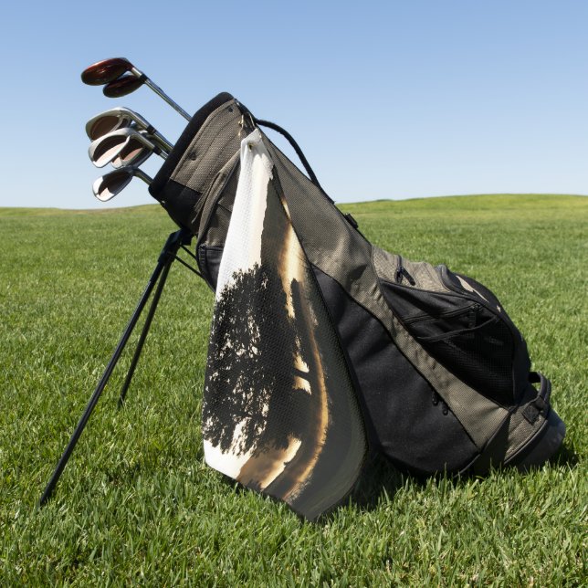 Morgensee-Scene-Gtcnm Golfhandtuch (Gras)