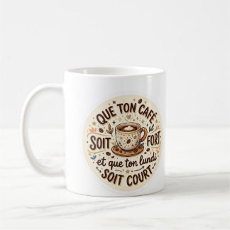Morgensmotivation: Dein Kaffee sei stark und dein Kaffeetasse