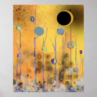 Morgensonne - Abstraktes Poster
