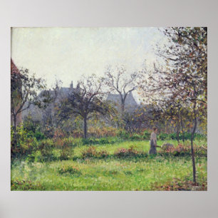Morgensonne, Herbst, Eragny, 1897 Poster