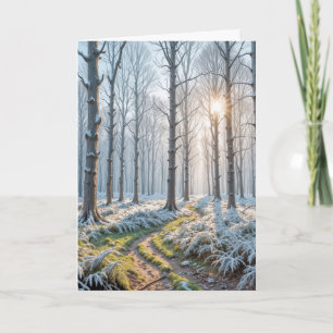 Morgensonne im Frostwald Karte
