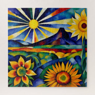 Morgensonnenblumen Puzzle