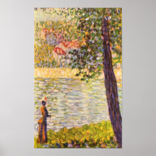 Morgenspaziergang (Seine in Courbevoie) Poster