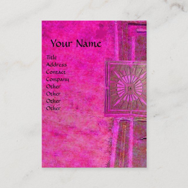 MORGENSTAR 2 , MONOGRAMM VISITENKARTE (Vorderseite)