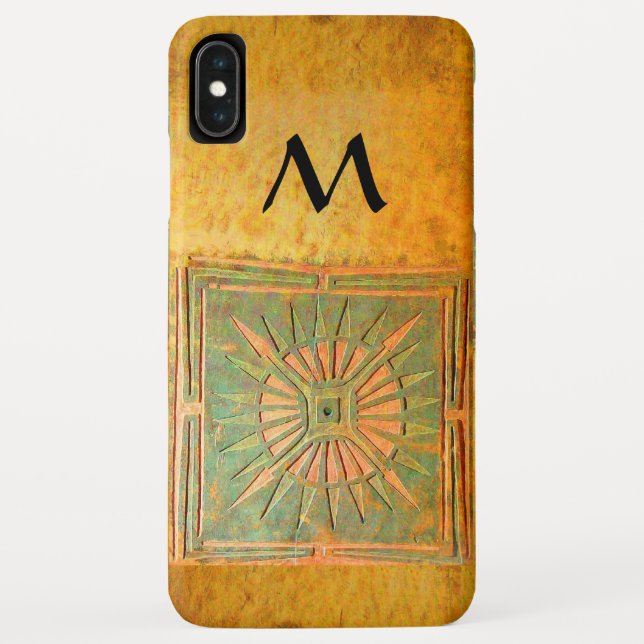 MORGENSTAR, gelb, braun, schwarz Case-Mate iPhone Hülle (Rückseite)