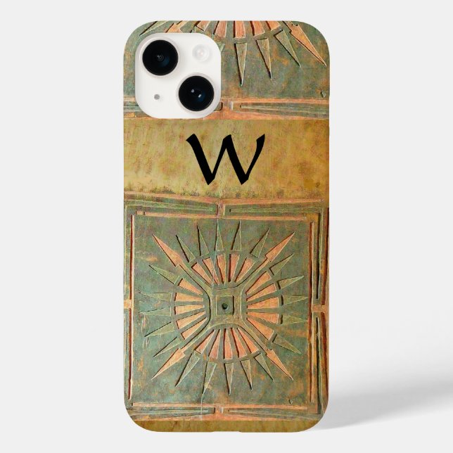 MORGENSTAR, gelb, braun, schwarz Case-Mate iPhone Hülle (Rückseite)